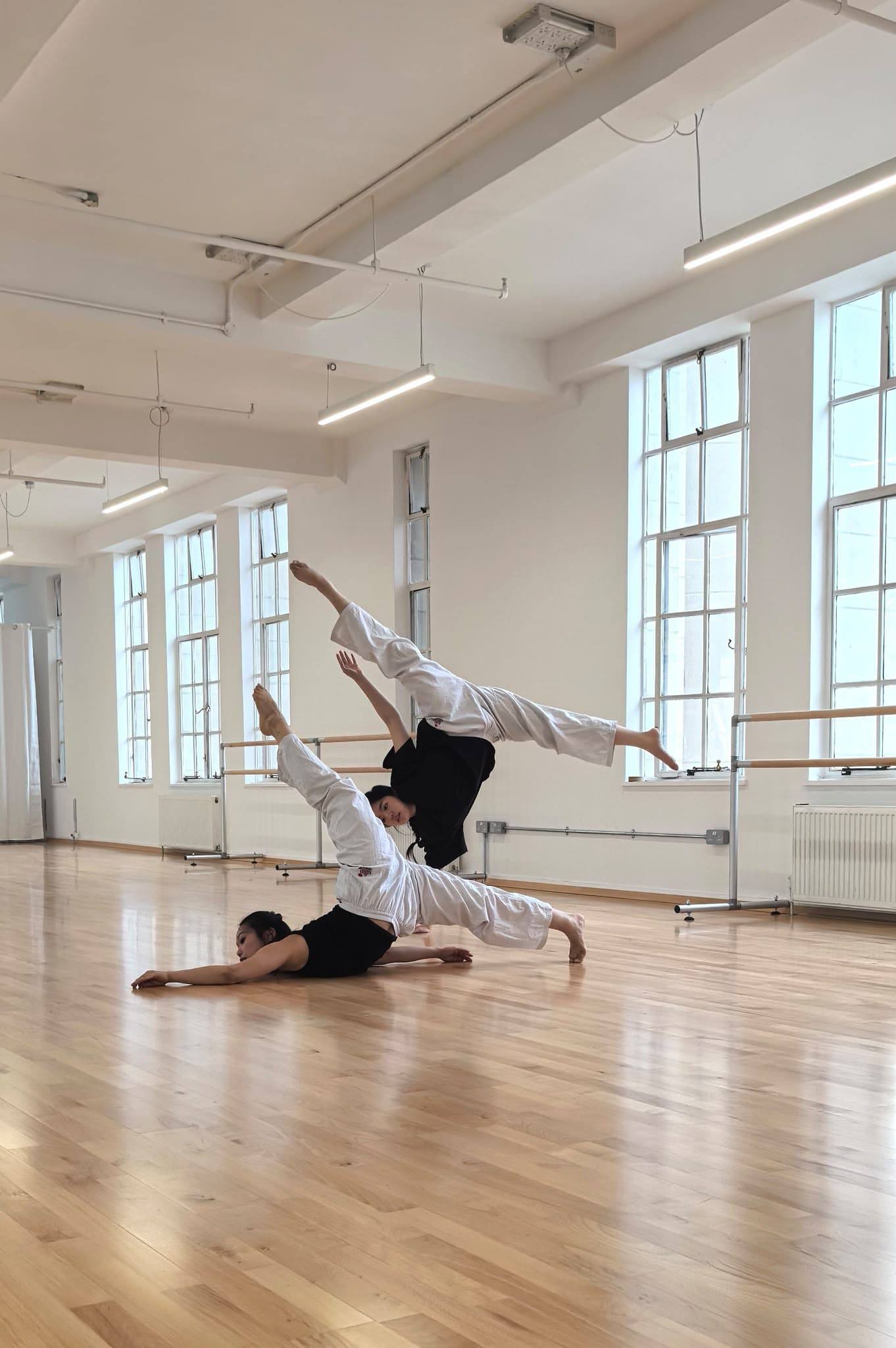 Contemporary dance class