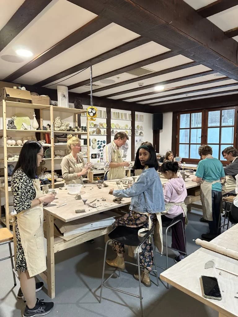 Clay workshop during the Four Seasons Festival at County Hall