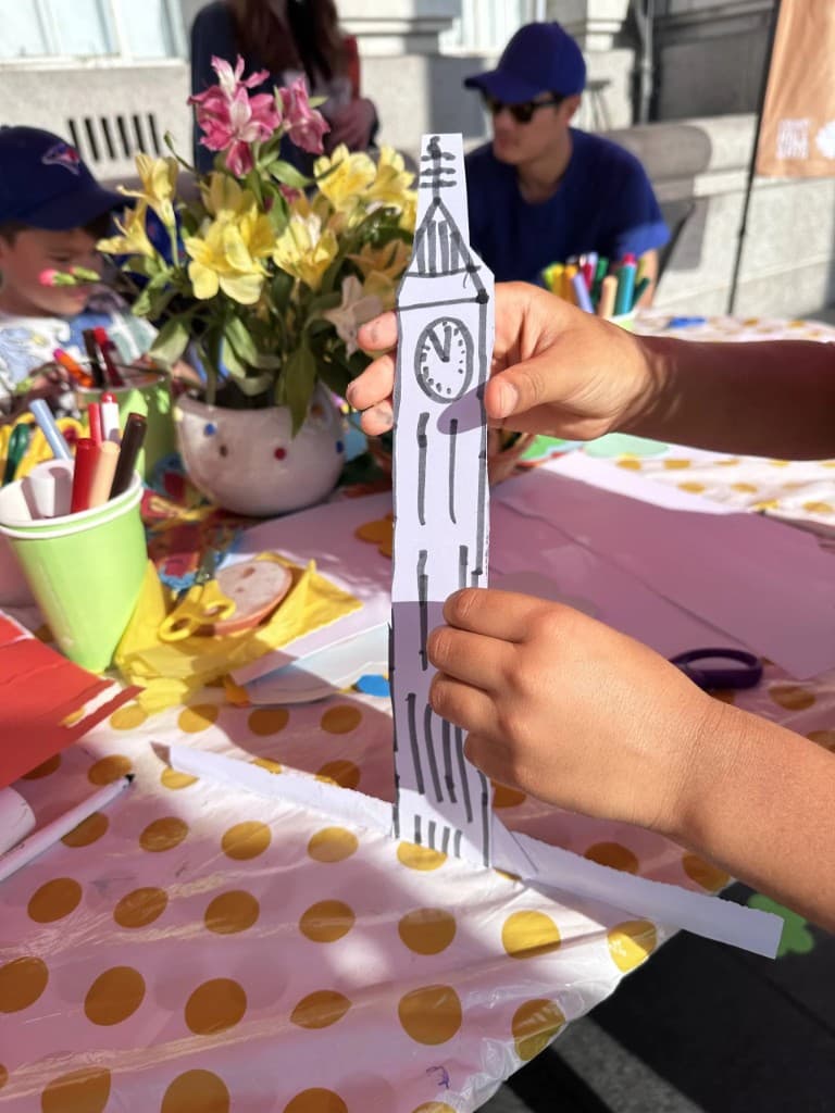Children's creative workshop at the Four Seasons Festival