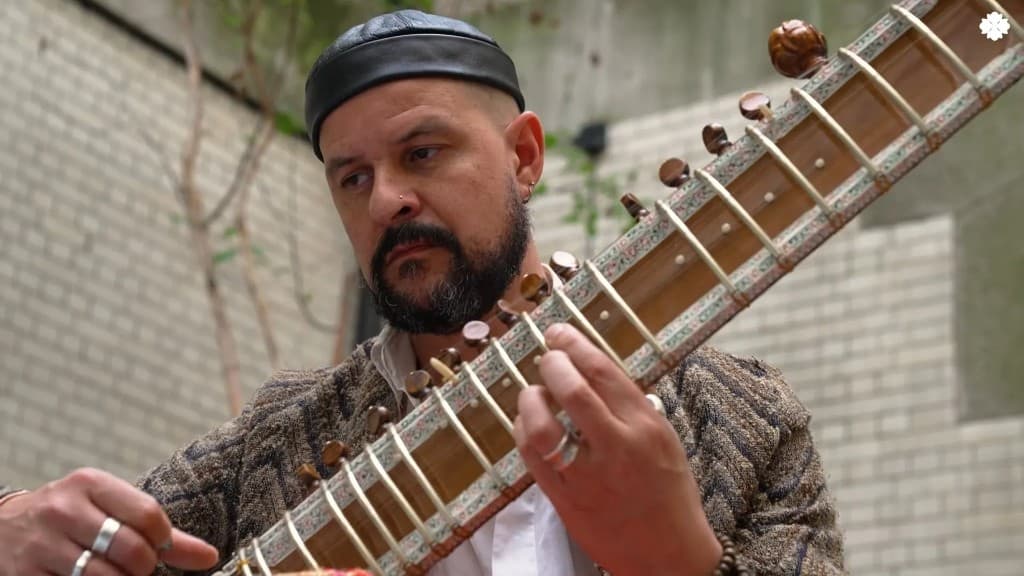 Sitar performance during Afternoon Chai at the Four Seasons Festival